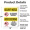 Signmission No Guns Allowed Bilingual OSHA Security Notice Sign, Aluminum, 18in W x 24in L, 2PK OS-2PACK-SN-A-1824-L-11612 - alternate 6